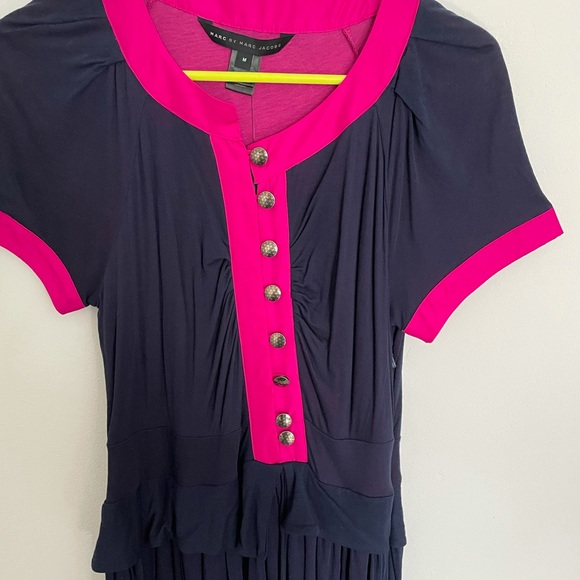 Marc Jacobs Short Sleeve Dress Size Medium New - Picture 2 of 8